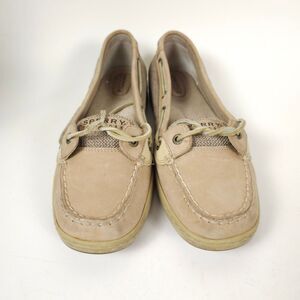 Sperry Angelfish Boat Shoes Color Linen Oat Size 9 9102047